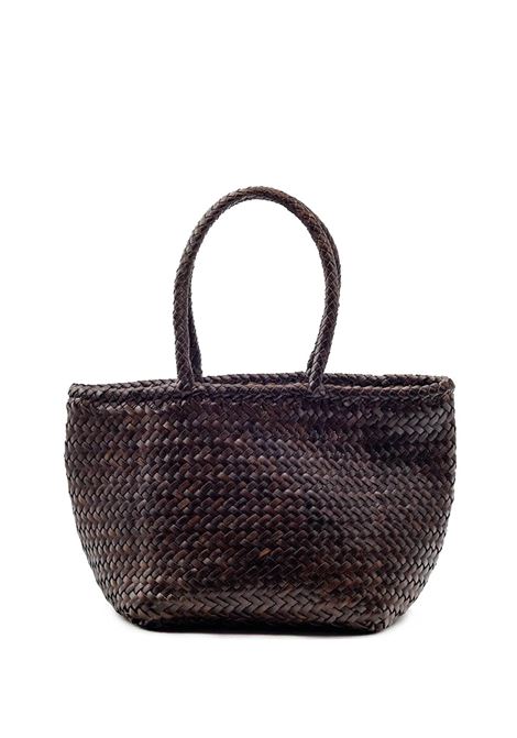 borsa grace basket small donna marrone DRAGON DIFFUSION | DGW58813DARK BROWN